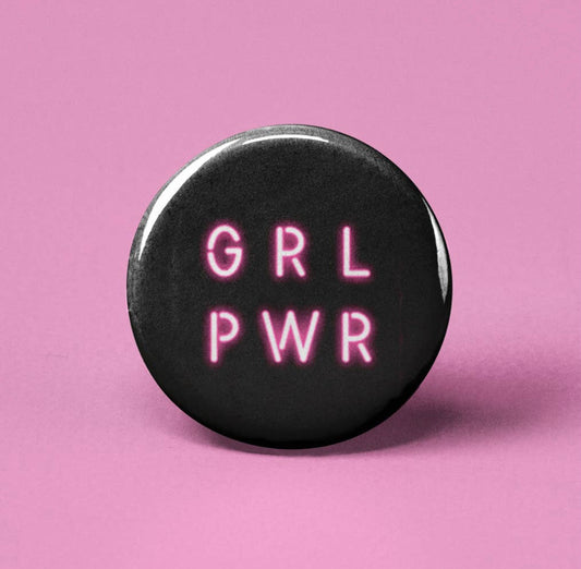 Girl Power~Button Badge