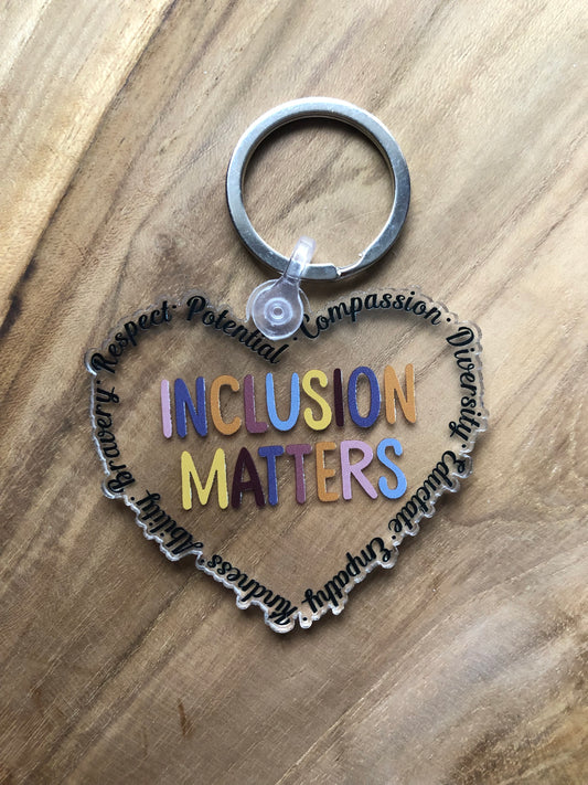 Inclusion Matters~Keyring