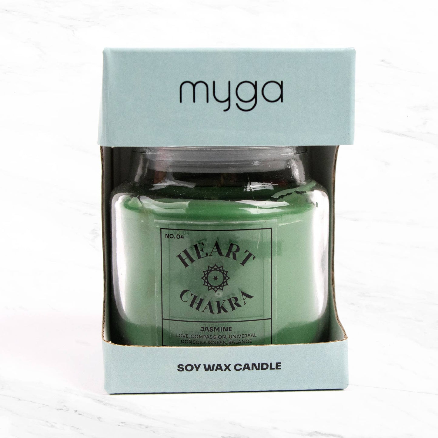 Myga - Seven Chakra Candles: Crown - Lotus Scent