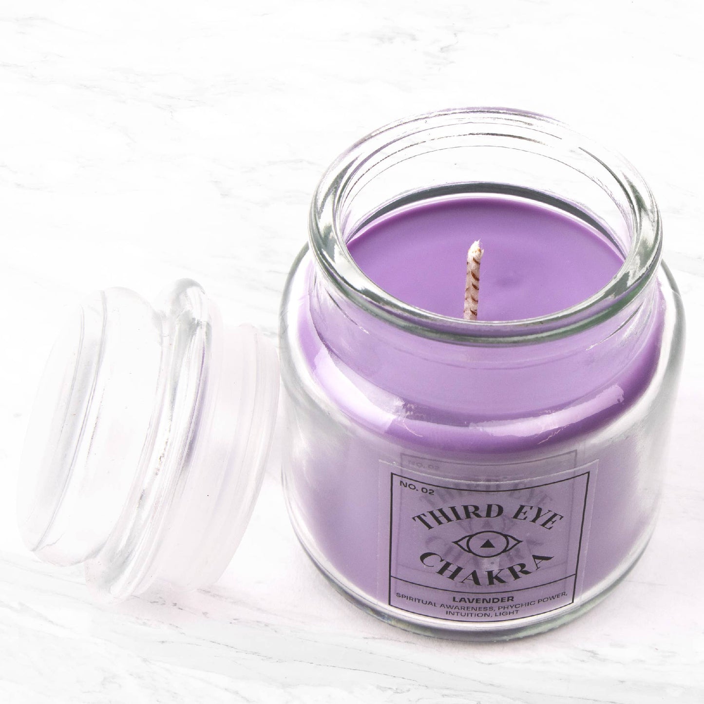 Myga - Seven Chakra Candles: Third Eye - Lavender Scent