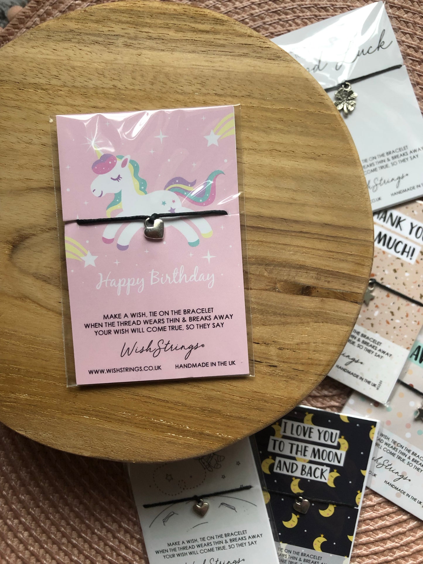 Happy Birthday Unicorn ~ Wish Bracelet