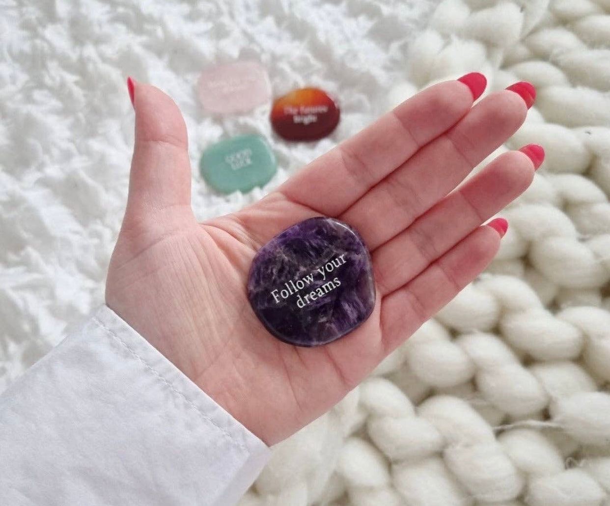 Follow Your Dreams ~ Amethyst Sentiment Stone